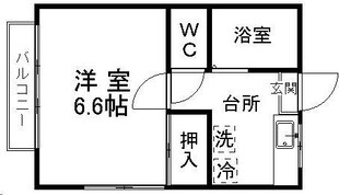 コーポタカシゲの物件間取画像